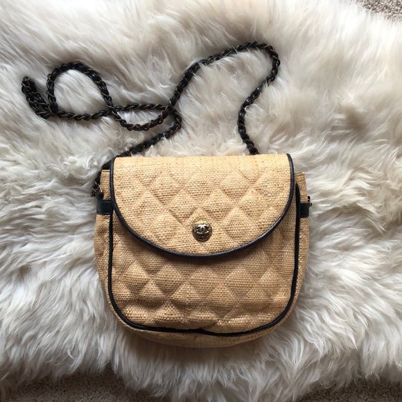 CHANEL Handbags - Vintage CHANEL Handbag, Straw - MUST GO MAKE OFFER